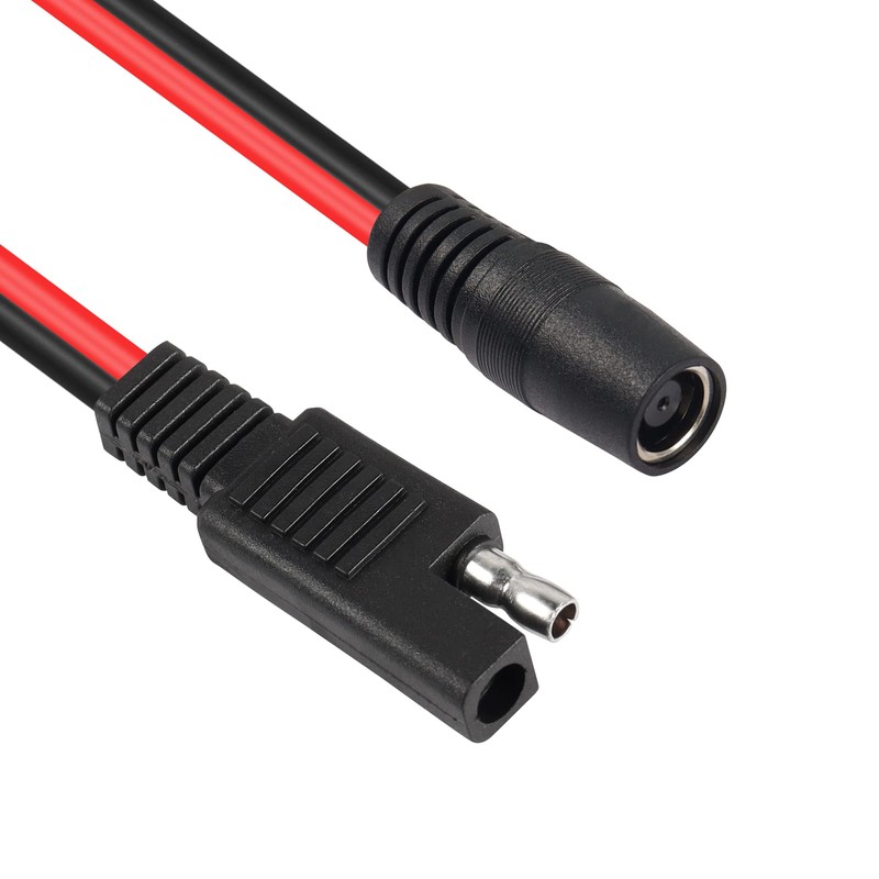 SAE to DC 8mm Short Cable 10cm 14 AWG SAE