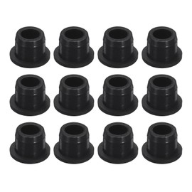 QUARKZMAN Pack of 12 Black Plug Holes, H13 Waterproof Rubber Button Plug for 12-13 mm/0.47-0.51 Inch Hole
