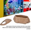 Reptile Shelter House Resin Aquarium Cave DIY Artificial Fish Tank