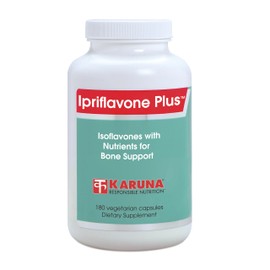 RESPONSIBLE NUTRITION Ipriflavone Plus 600mg 180 Vegetarian Capsules | with Vitamin D3 & K1, Calcium, Magnesium, Silicon