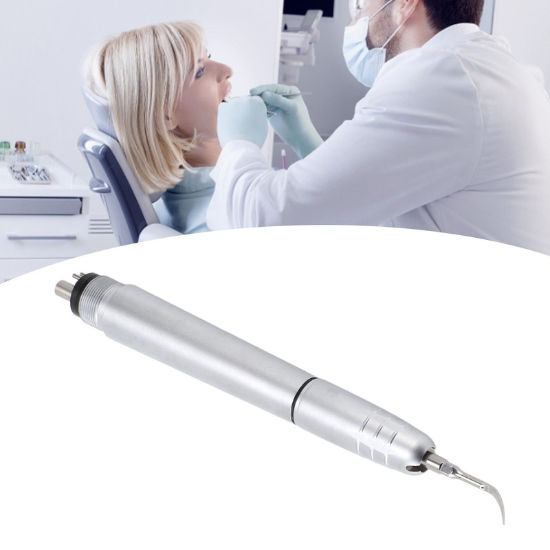 Ultrasound Pneumatic Descaler 4 Holes Tartar Calculus Remover Electric Oral
