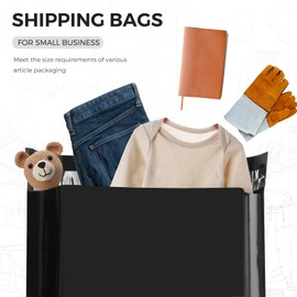 Metronic Poly Mailers 19x24 Inch, 100 Pcs Large Shipping Bags,Mailing Envelopes with Self Adhesive Waterproof and Tear-Proof Postal Bags in Black