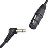 tunghey 2Pack Right Angle 6.35mm Mono to XLR 3 Pin