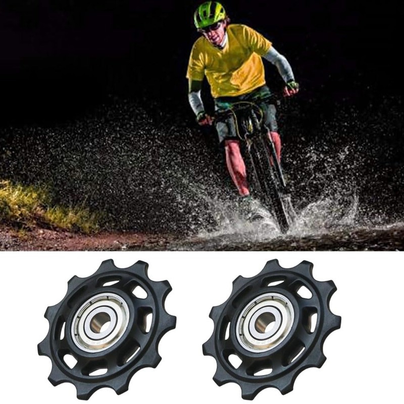 2 x 11T Derailleur RollerBoys Rear Wheel Pulleys Bicycle Rear