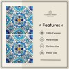 Casablanca Market MT014 Mediterranean Ceramic Utica Decorative Tile