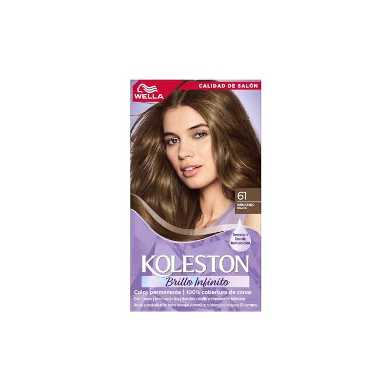 Koleston Tinte Permanente 61 Rubio Cenizo Oscuro