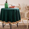Velvet Tablecloth Luxurious Green Rectangle Table Tablecloth Thickset with Luxurious