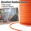 9KM DWLIFE 100% UHMWPE Braided Cord, 1.6mm Red 100ft 750lb