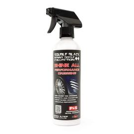 P&S Professional Detail Products Shine All Performance Dressing – High Gloss Tire & Trim Dressing – Water-Based, Interior/Exterior Use on Rubber, Vinyl & Leather – Pro Detail Finish - 1 Pint