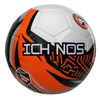 ICHNOS Snazzer Junior size football ball (White, Orange, Black, Silver,