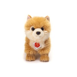 Teddy Hermann 91922 Dog Pomeranian 8,7"/22 cm, Soft Toy, Plush Toy
