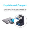 LANMINGLEL 180 Degree Angle USB 3.1 Adapter 10Gbps U Shape
