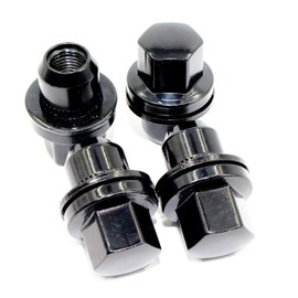 Set of 20 Veritek 14x1.5mm 22mm Hex 7/8 1.85 Inch OEM Factory Mag Washer Style Black Lug Nuts for Range Rover HSE Sport Supercharged Factory Wheels