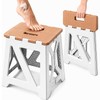 Folding Shower Stool Foot Rest - 330lbs Heavy-Duty Anti-Slip Shower