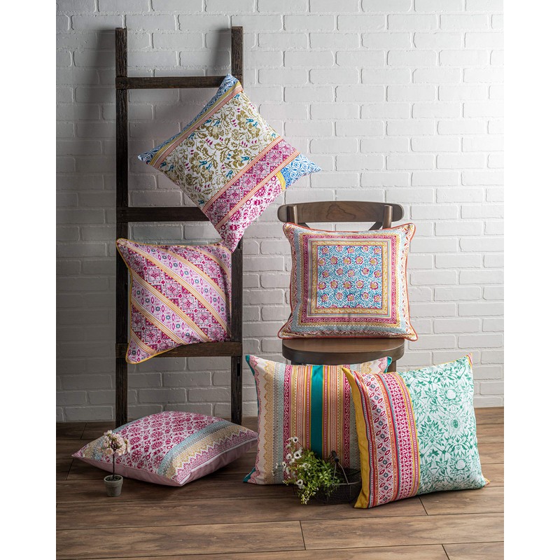 Maison d' Hermine Decorative Cushion Cover 100% Cotton Throw Toile