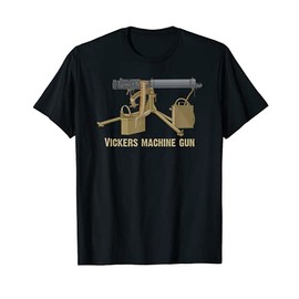 Vickers Machine Gun Diagram T-Shirt