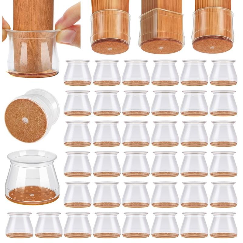 Chair rubber Universal Leg Protectors for Hardwood Floor Fits All
