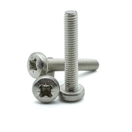 Hippo Hardware M2 (2mm X 4mm) Pozi Pan Head Machine Screws Posi Pozidrive Screw A2 Stainless (Pack of 30)