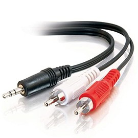 Pencilupnose 0.5m 3.5mm Male to 2x RCA Male Jack Stereo Audio Adapter Cable