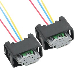 Pair of 3 Pin Pre-Wired Suspension Height Sensor Wiring Connector Plugs for Land Rover Discovery 2 3 YMQ503220