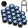 Biomar Labs Set of 20pcs Car Wheel Nut Caps Bolt