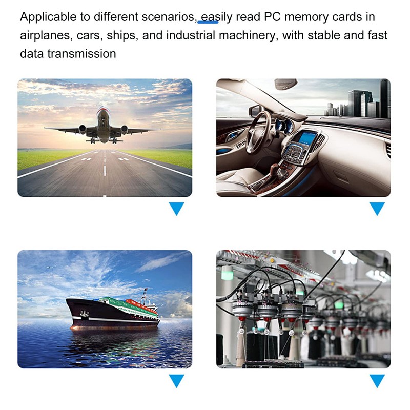 Focket PCMCIA Card Reader, USB 2.0 PCMCIA Memory Card Reader