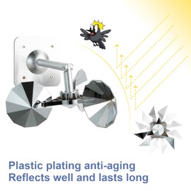 OFFO Bird Scare Reflective Device, Bird Reflector Keep Pigeon Woodpeckers and Sparrows Away for Outdoor Use Boats Roofs Gardens