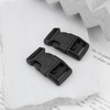 OTOTEC 10pcs Mini Key Buckle 5/8Inch Plastic Side Release Buckles