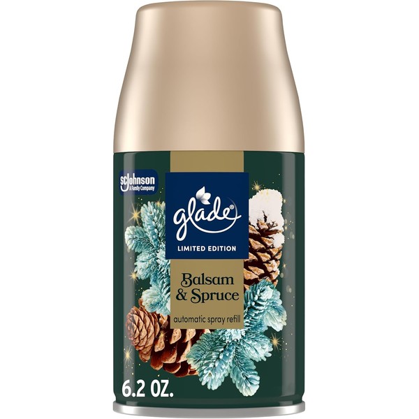 Glade Automatic Spray Refill, Balsam & Spruce, Scented Air Freshener