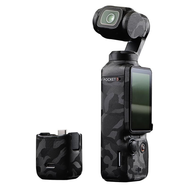IMMOENUC Camera Skin Sticker Vinyl Material Full Body Coverage Protective
