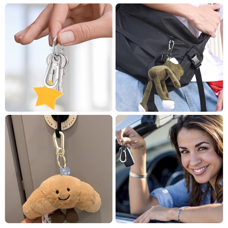 Keyring Key Chain Rings,Key Organizer Key Chain Hooks Metal Key
