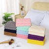 sourcing map 100% Cotton Cable Knit Throw Blanket,Soft Lightweight Lap