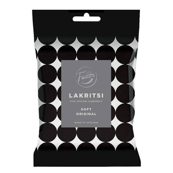 Fazer Lakritsi - Soft & Original - Fine Finnish Licorice - Bag 150g