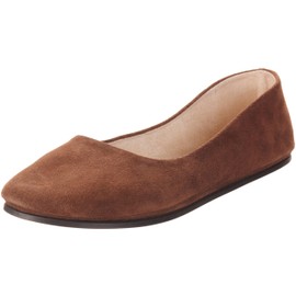 French Sole FS/NY Women's Sloop Flat,Chocolate Suede,9 M