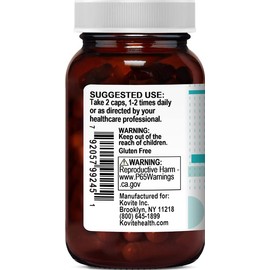 Kovite Hawthorn Berry 1000 mg Organic Hawthorne Berry per Serving - 90 Vegetable Capsules