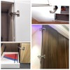 2 Pack 180 Degree Hinges,Concealed Hydraulic Adjustable Mounting,Soft Closing Frameless