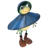 Frog Decor Cartoon Frog Sculpture Wrought Iron Animal Sculpture Garden