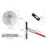 ePathChina Valve Adjustment Tool with Angled Feeler Gauge, Jam Nut
