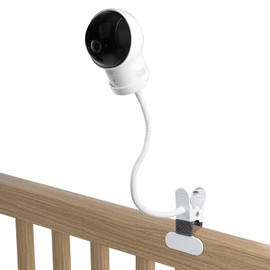 HOLACA Baby Monitor with Camera Holder for eufy Security SpaceView Baby Monitor with 5 Inch LCD Display, Spaceview Pro and Spaceview S Baby Monitor, Clip Crib Holder