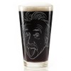 ALBERT EINSTEIN Engraved Pint Glass | Great Gift for Geeks,