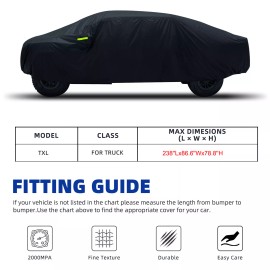 KEEPDSGN Pickup Car Cover Outdoor Waterproof UV Dust Protection For F-150 F-250 F-350