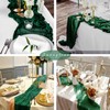 6 Pcs Emerald Green 10FT Cheesecloth Table Runner Gauze Fabric