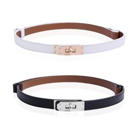 XMNIVATE 2 Women'S Belts, Women'S Clothing Belts, Adjustable Belts, Thin Waist Bands For Women, Dress Belts