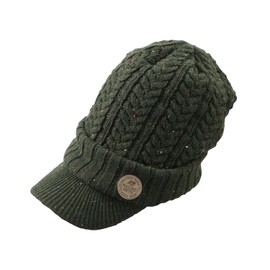 Mazume MZCP-F812 Olive Knit Cap (with Brim)
