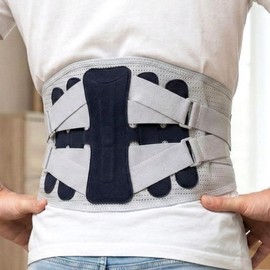 HICKIES Dual Compression 5-Point Support Posture Correcting Lumbar Waist Brace A2 XXL Size