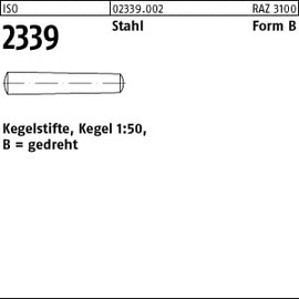 100 Taper Pins ISO 2339 9S20K B 3x26 Steel