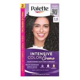 Pack x2 Kits Tinte Para El Cabello Palette 1-0 Negro 1 Negro