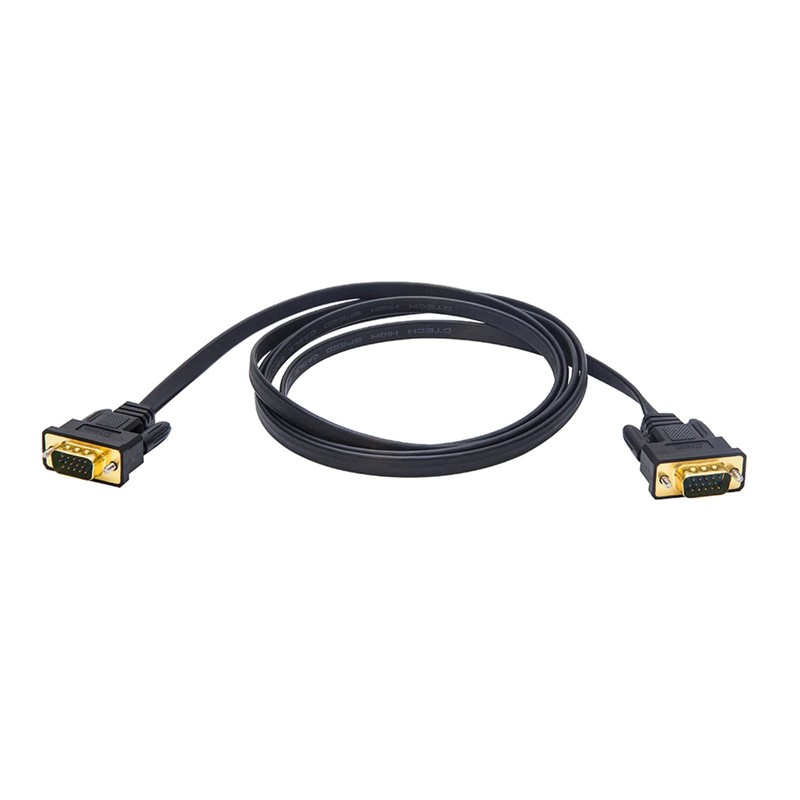 DTech Thin Computer Monitor VGA Cable 6ft Standard 15 Pin