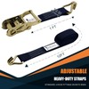 SALUINOKI 1.5 inch Ratchet Straps Heavy Duty 8 Pack 1-1/2