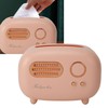 Tissue Box Holder Cute Radio Style Wide Opening Anti Slip